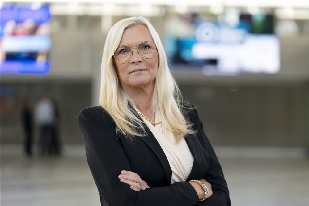 Stockholmsmässans Monika Johannesen Widholm, projektchef för Skydd och Totalförsvarsmässan. Stockholmsmässans Monika Johannesen Widholm, projektchef för Skydd och Totalförsvarsmässan.